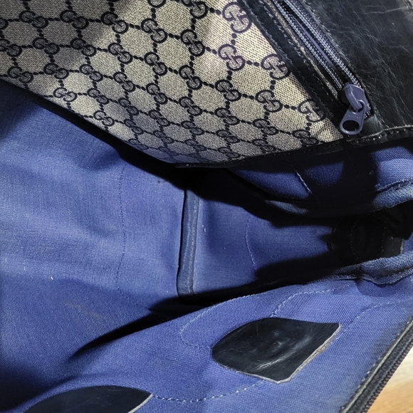 Beautiful Gucci Supreme Web Ophidia Large 2 Way Satchel .. Authentic..w/COA.. - Picture 10 of 16